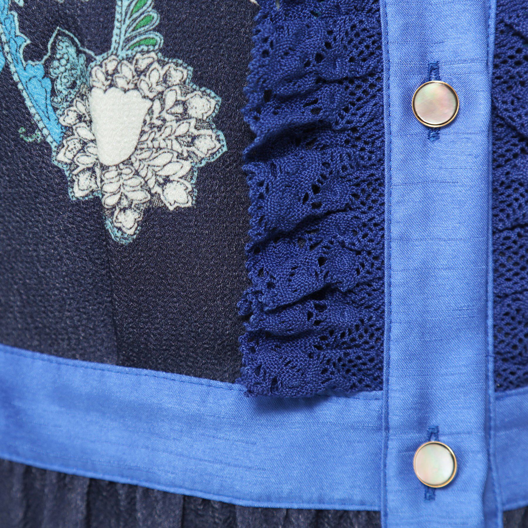 SunaUna「【COLLECTION LINE】オリエンタルパネル柄ワンピース」|ワンピース|