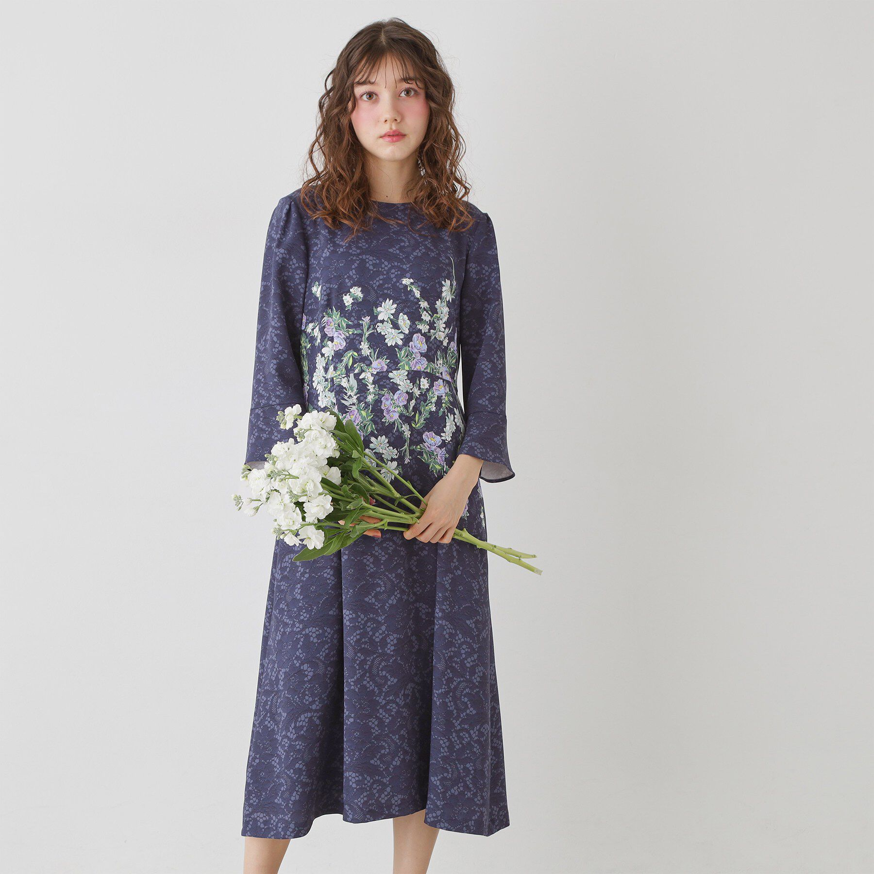 SunaUna「【co creation and yours／SS～L】MAKE BOCYプリントワンピース」|ワンピース|