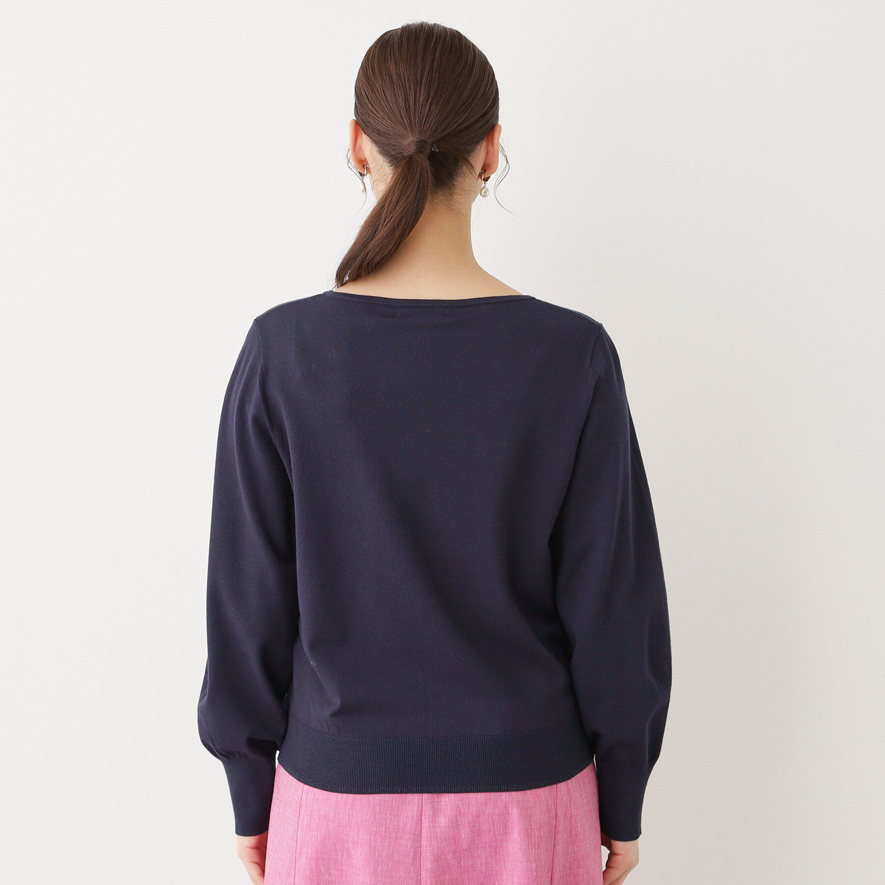 SunaUna「【SS～Lサイズ展開／フラワー刺繍】クラフトプルオーバー」|ニット・セーター|