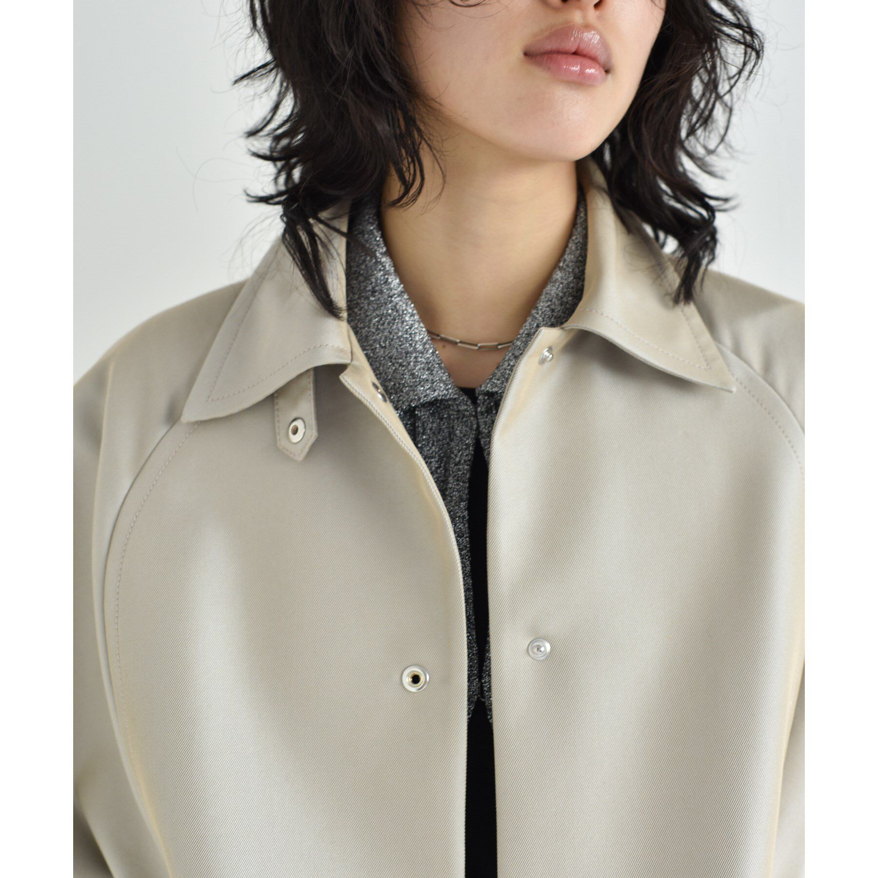 CODE A「balmacaan coat」|ステンカラーコート|