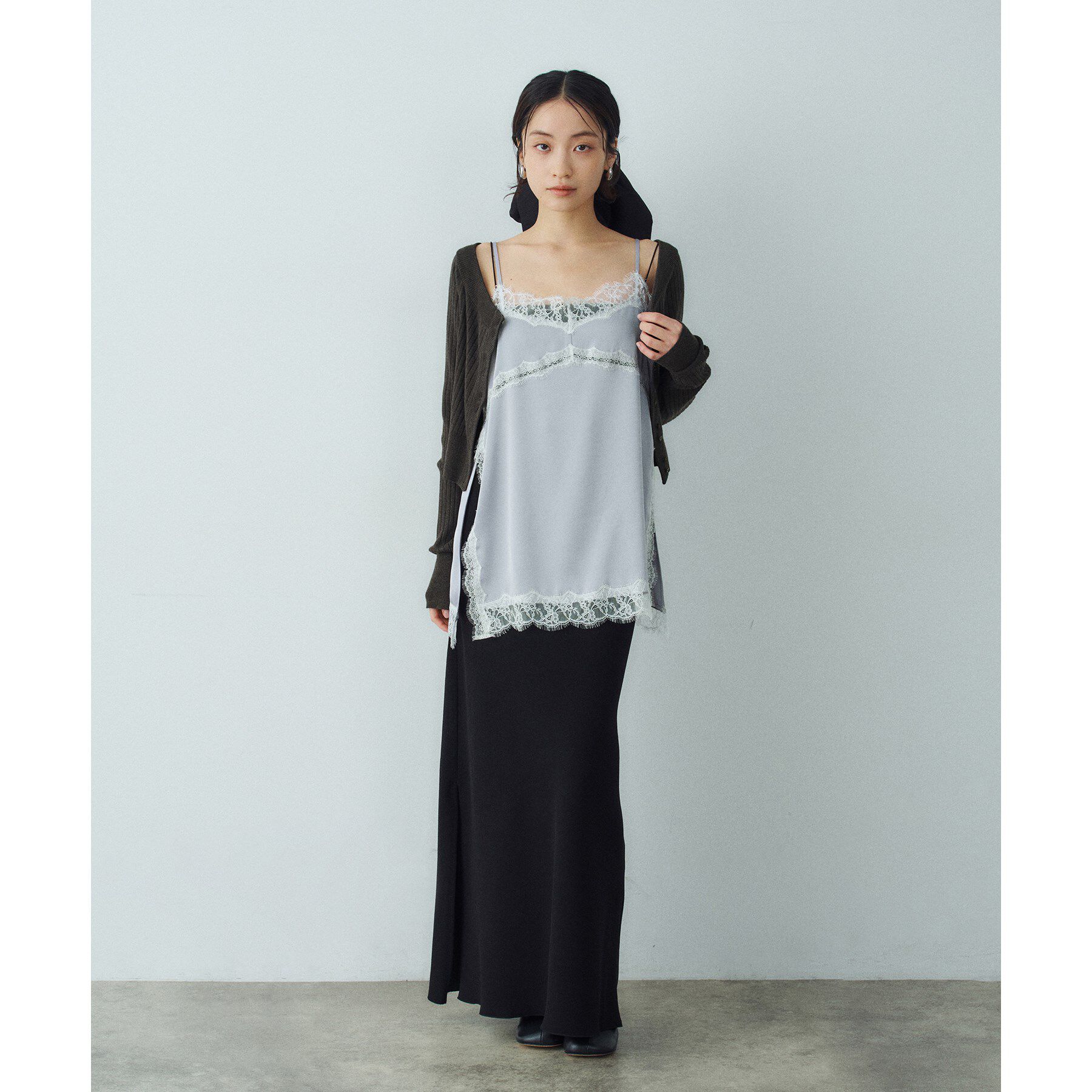 CODE A「lingerie mood lace cami」|シャツ・ブラウス|