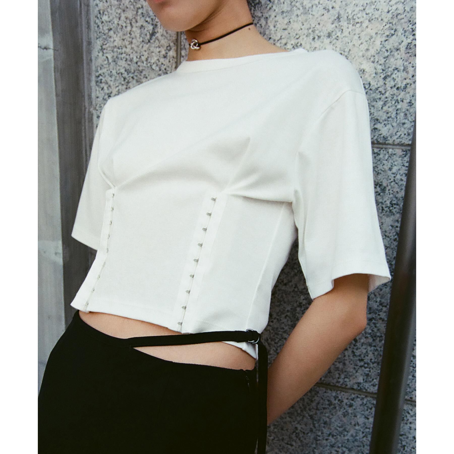 CODE A「corset jersey tee」|Tシャツ・カットソー|