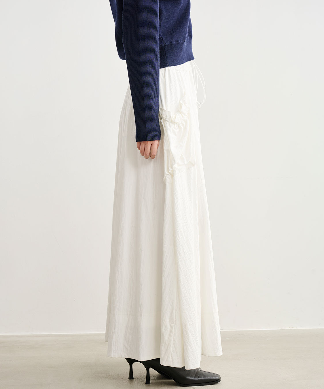 COCO DEAL「レーヨンナイロンジップスカート」|スカート|