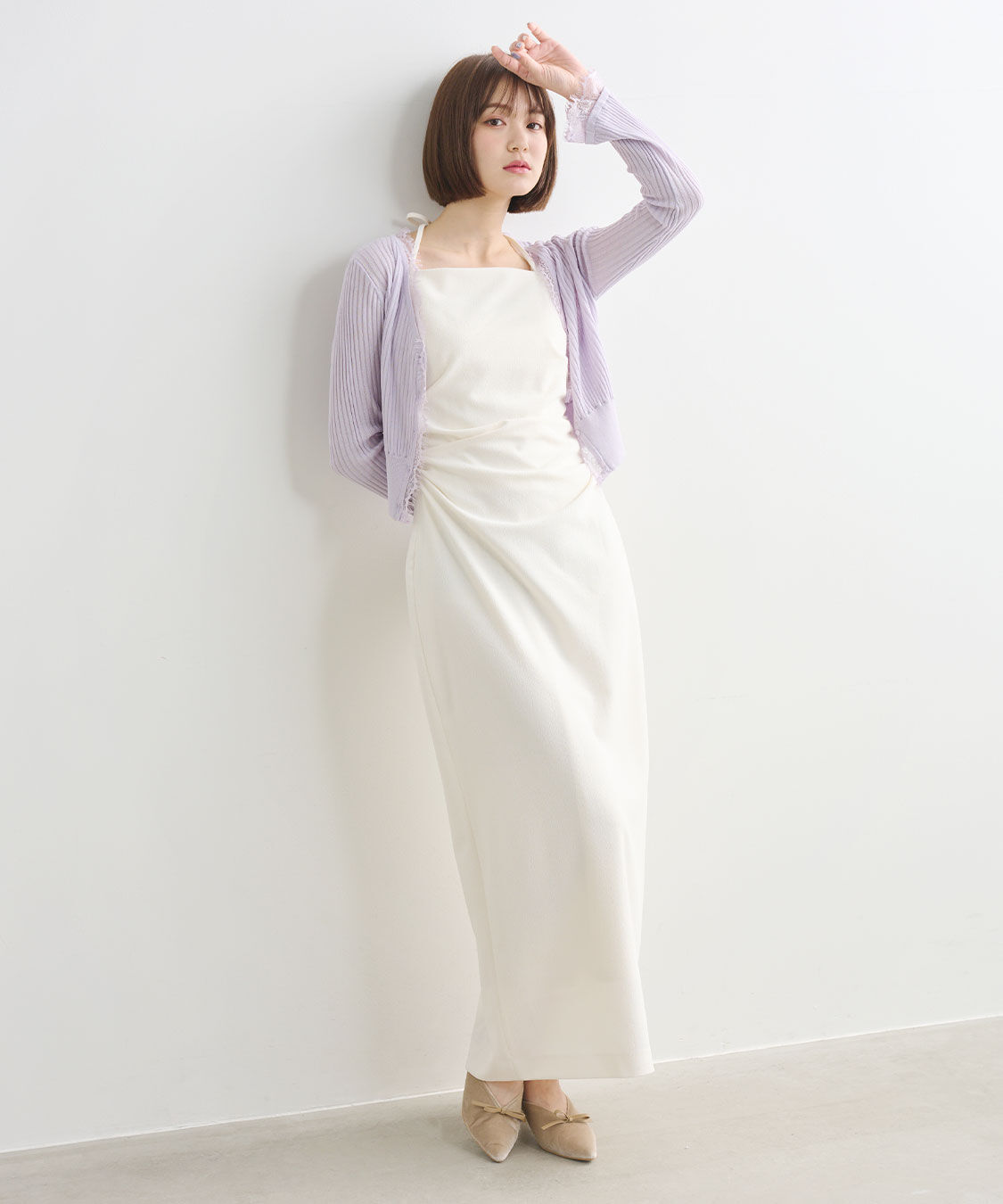 COCO DEAL「ウエストギャザーキャミワンピース」|ワンピース|