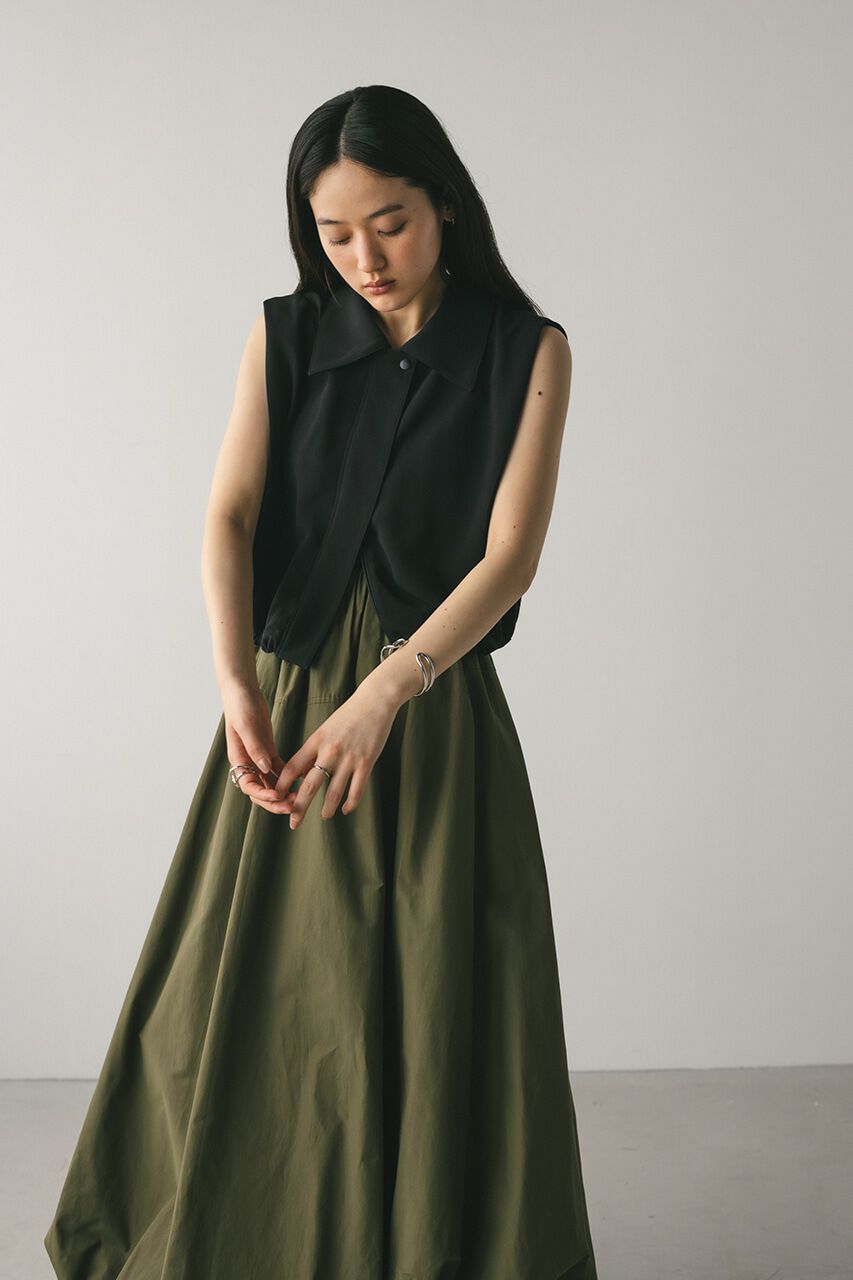 STYLEMIXER「コンフォートヘムギャザートップ」|タンクトップ|