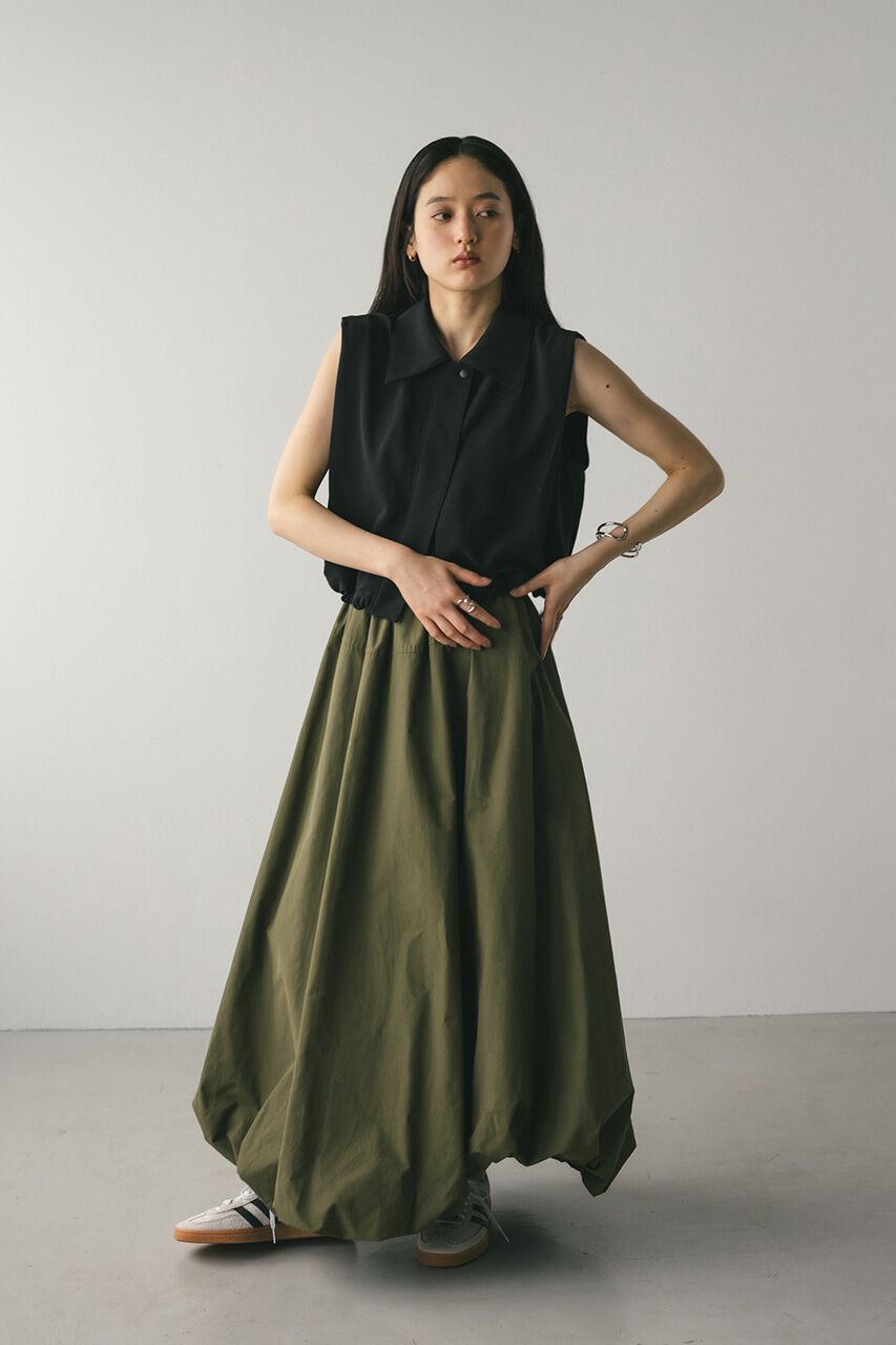 STYLEMIXER「コンフォートヘムギャザートップ」|タンクトップ|