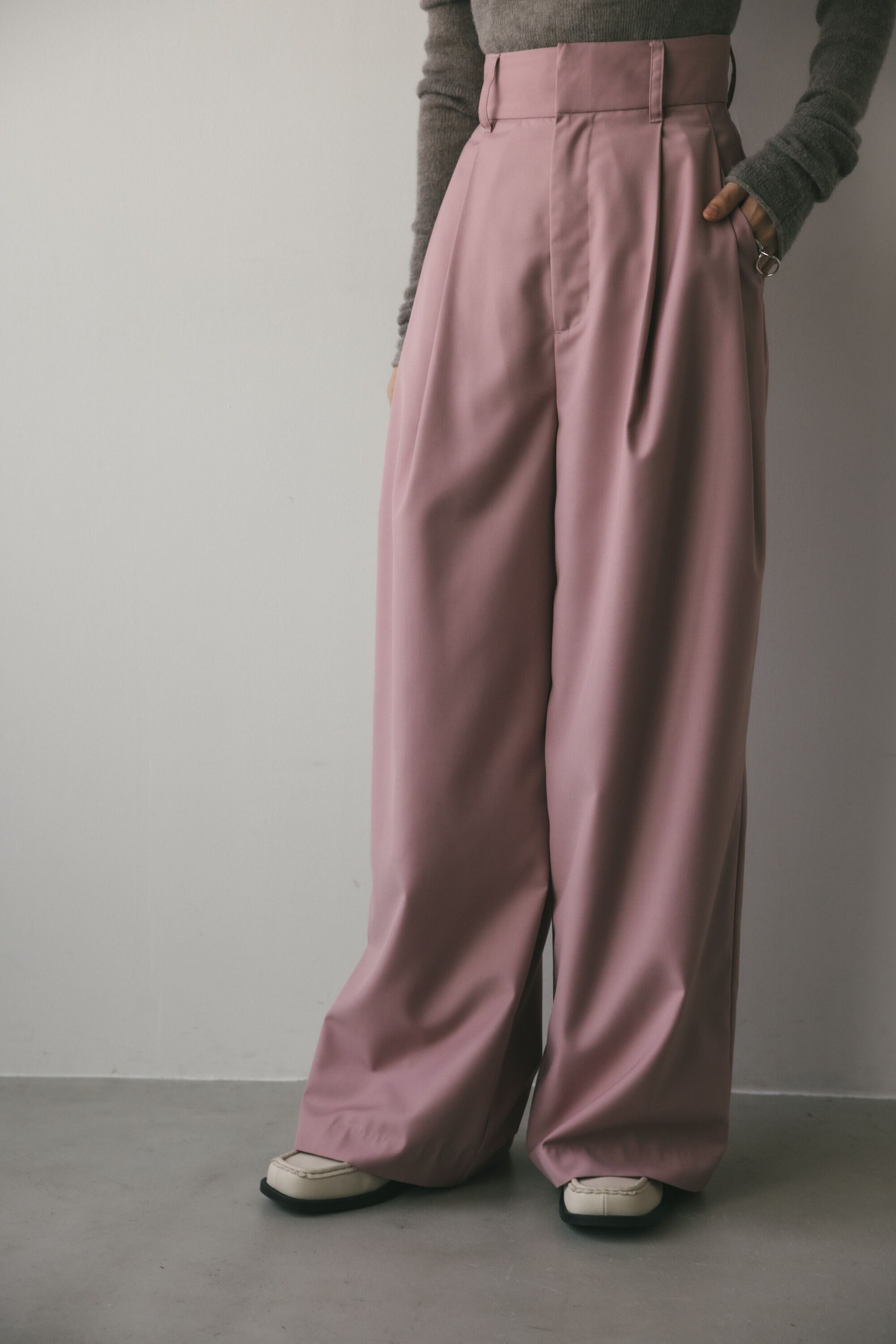 STYLEMIXER「ハイウエスト2タックワイドパンツ」|その他|