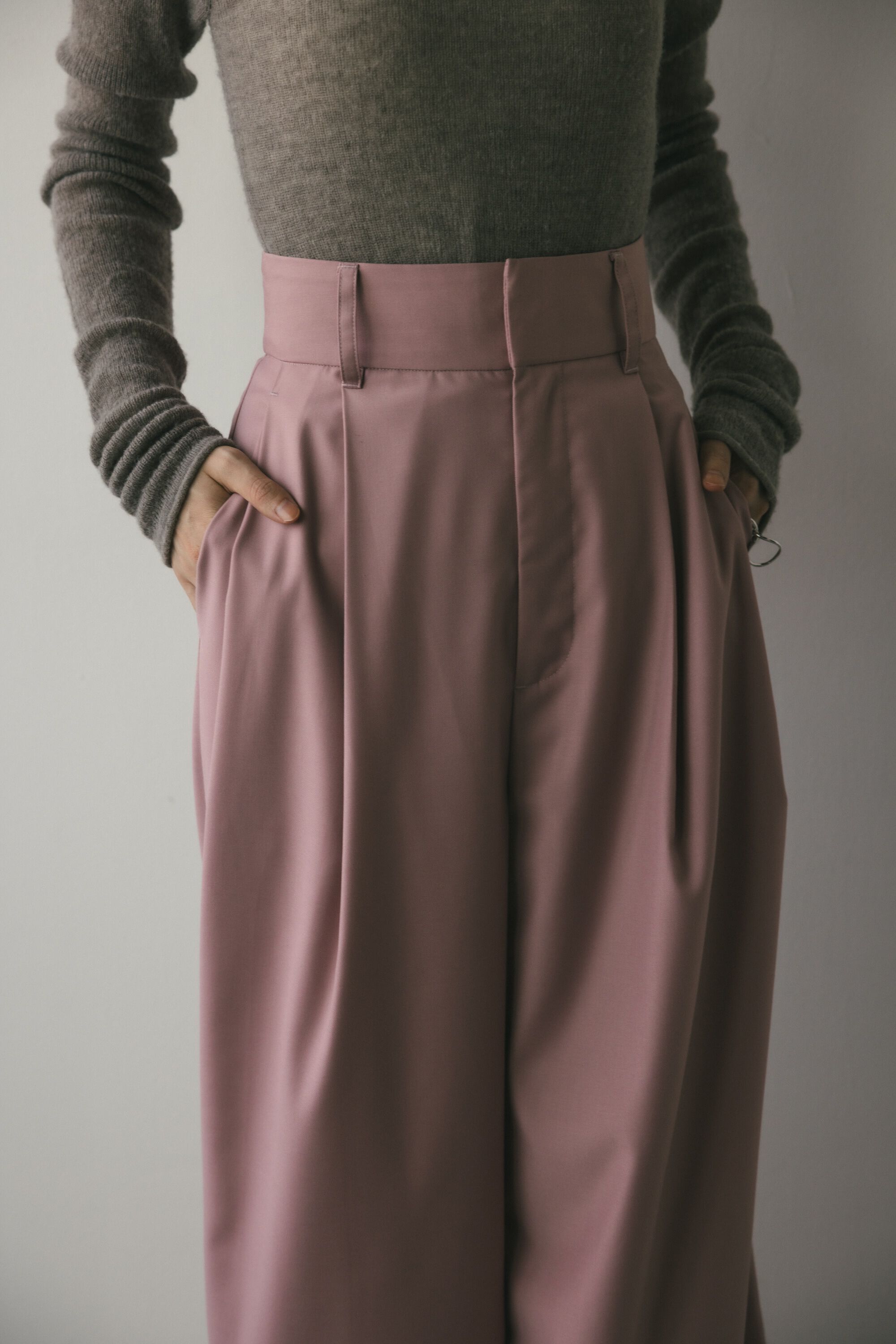 STYLEMIXER「ハイウエスト2タックワイドパンツ」|その他|