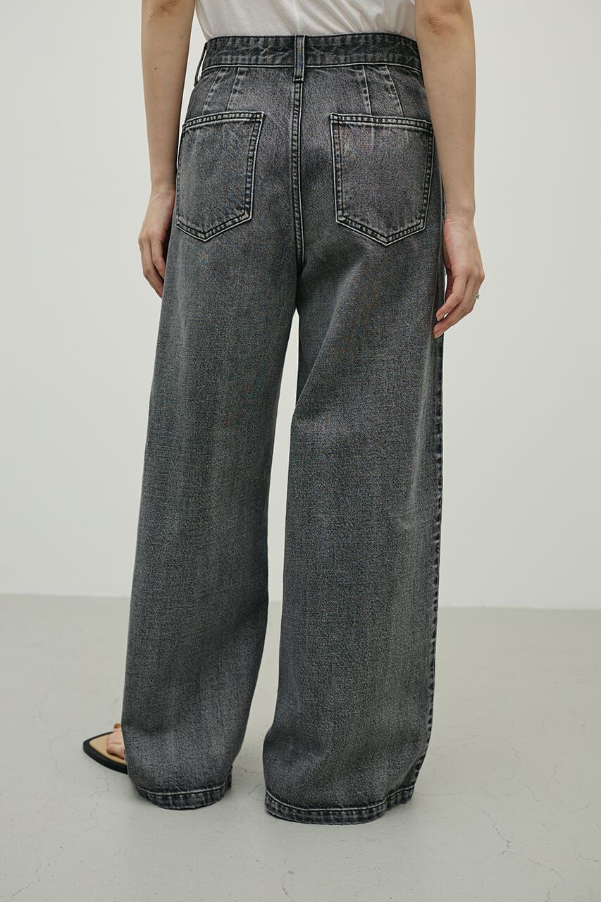 STYLEMIXER「サイドフリンジワイドデニム」|デニム|