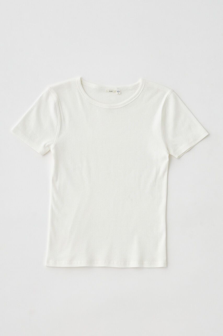 MOUSSY「BASIC RIB TEE」|Tシャツ・カットソー|