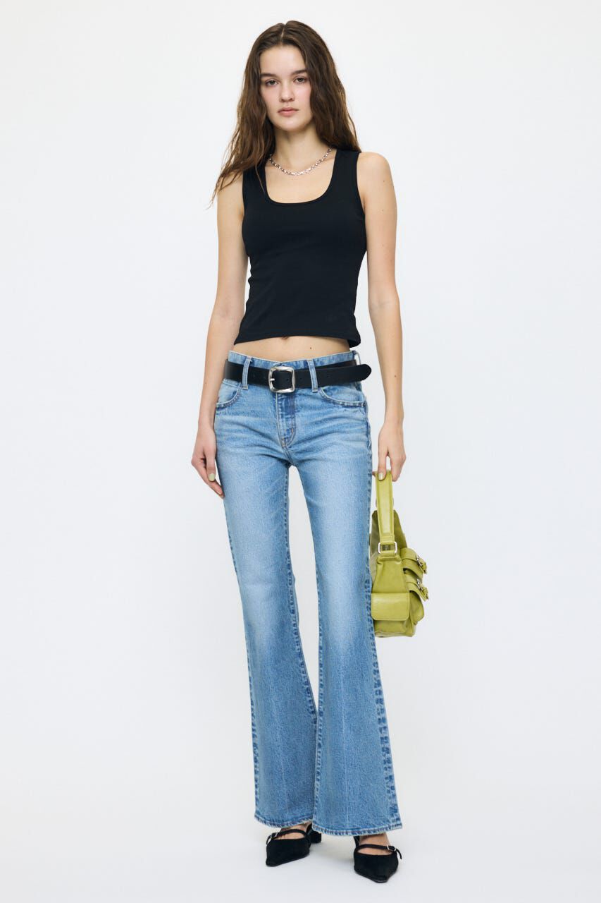 MOUSSY「SUVIN GIZA SCOOP NECK タンク」|タンクトップ|