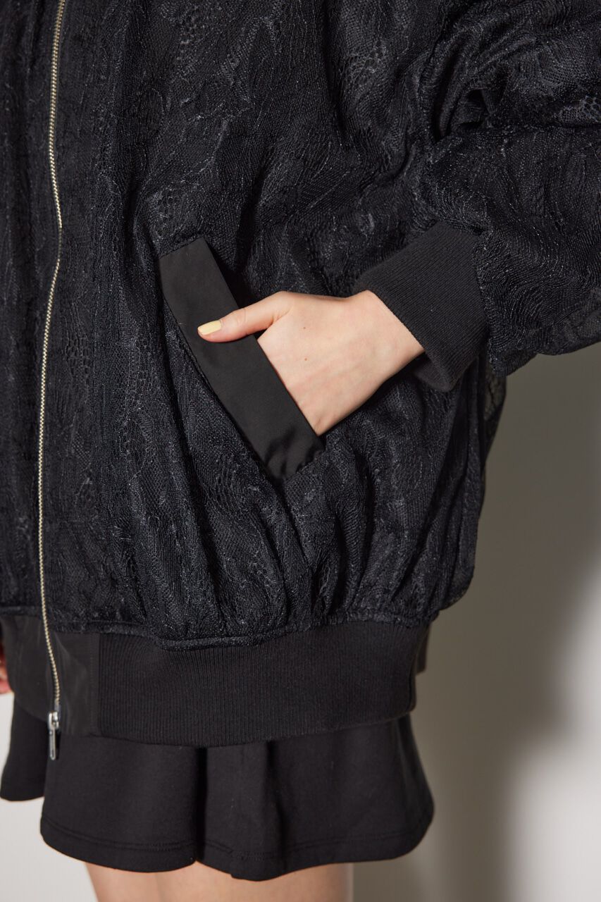 rienda「レースコンビMA-1」|ブルゾン・スタジャン|