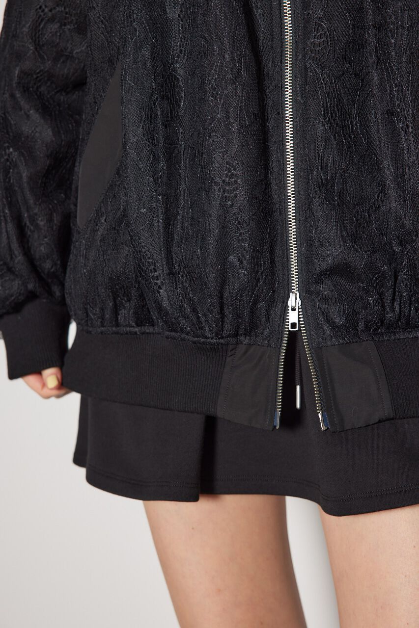 rienda「レースコンビMA-1」|ブルゾン・スタジャン|