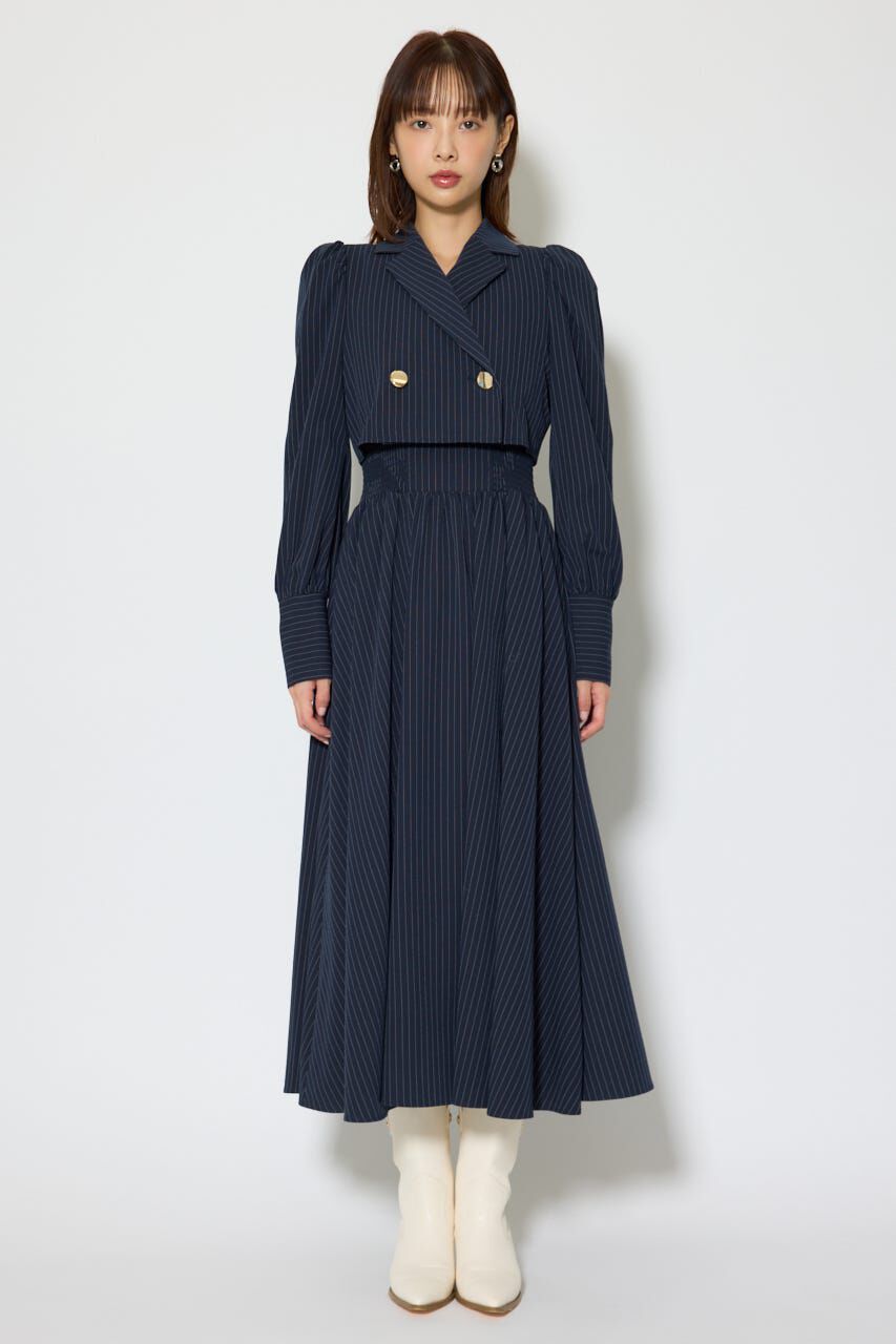 rienda「テーラードデザインロングワンピース」|ワンピース|