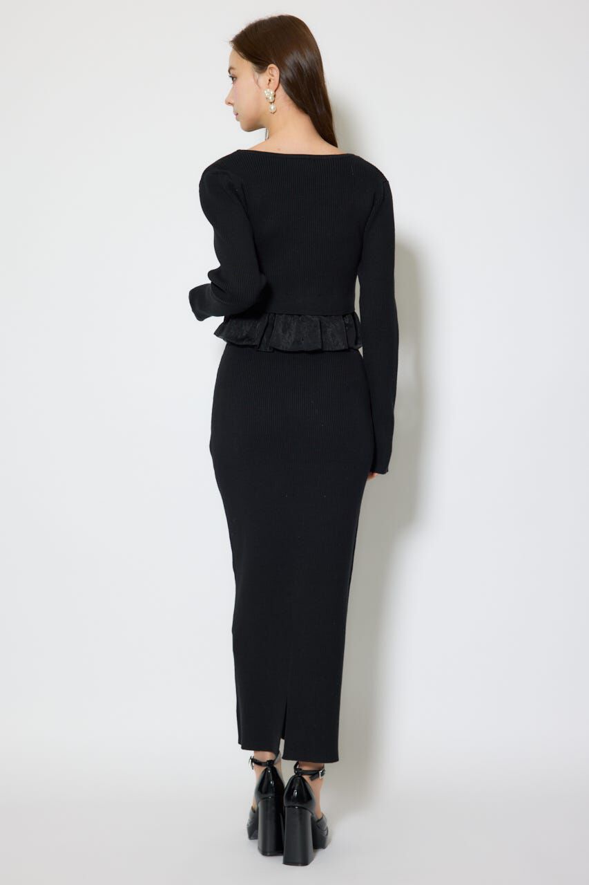 rienda「ペプラムカーデセットキャミワンピース」|ワンピース|