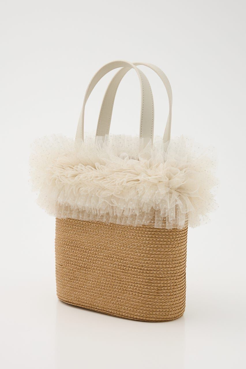 rienda「チュールコンビハンドバッグ」|その他|