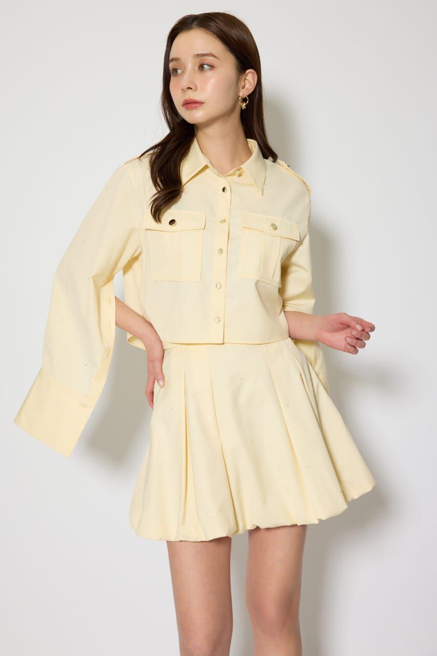 rienda「デコラティブバルーンミニスカート」|スカート|