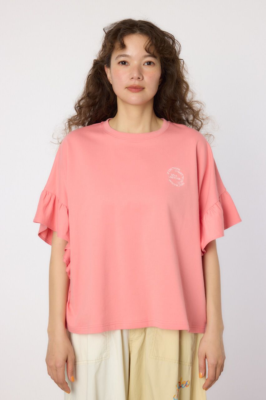 RODEO CROWNS「フリルスリーブトップス」|Tシャツ・カットソー|