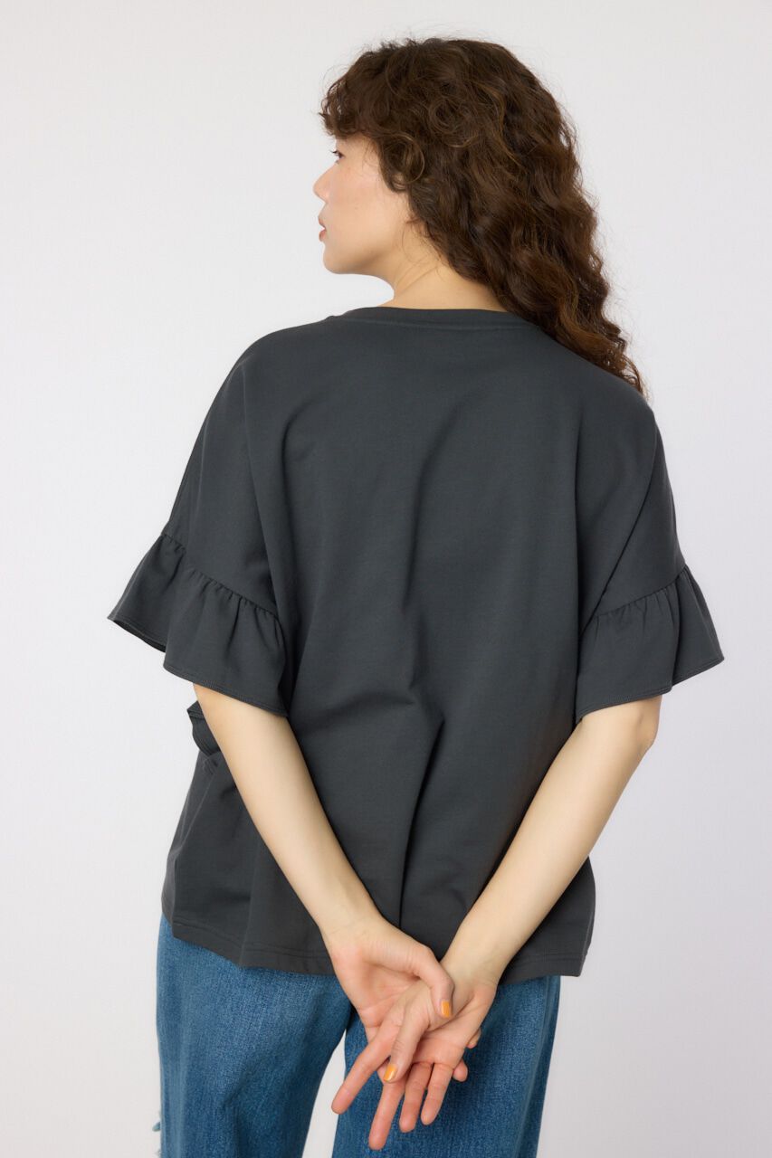 RODEO CROWNS「フリルスリーブトップス」|Tシャツ・カットソー|