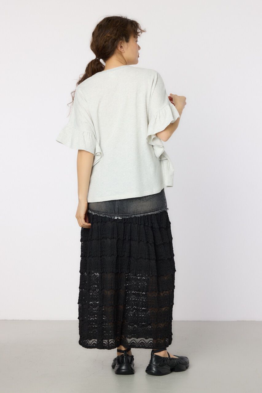 RODEO CROWNS「フリルスリーブトップス」|Tシャツ・カットソー|