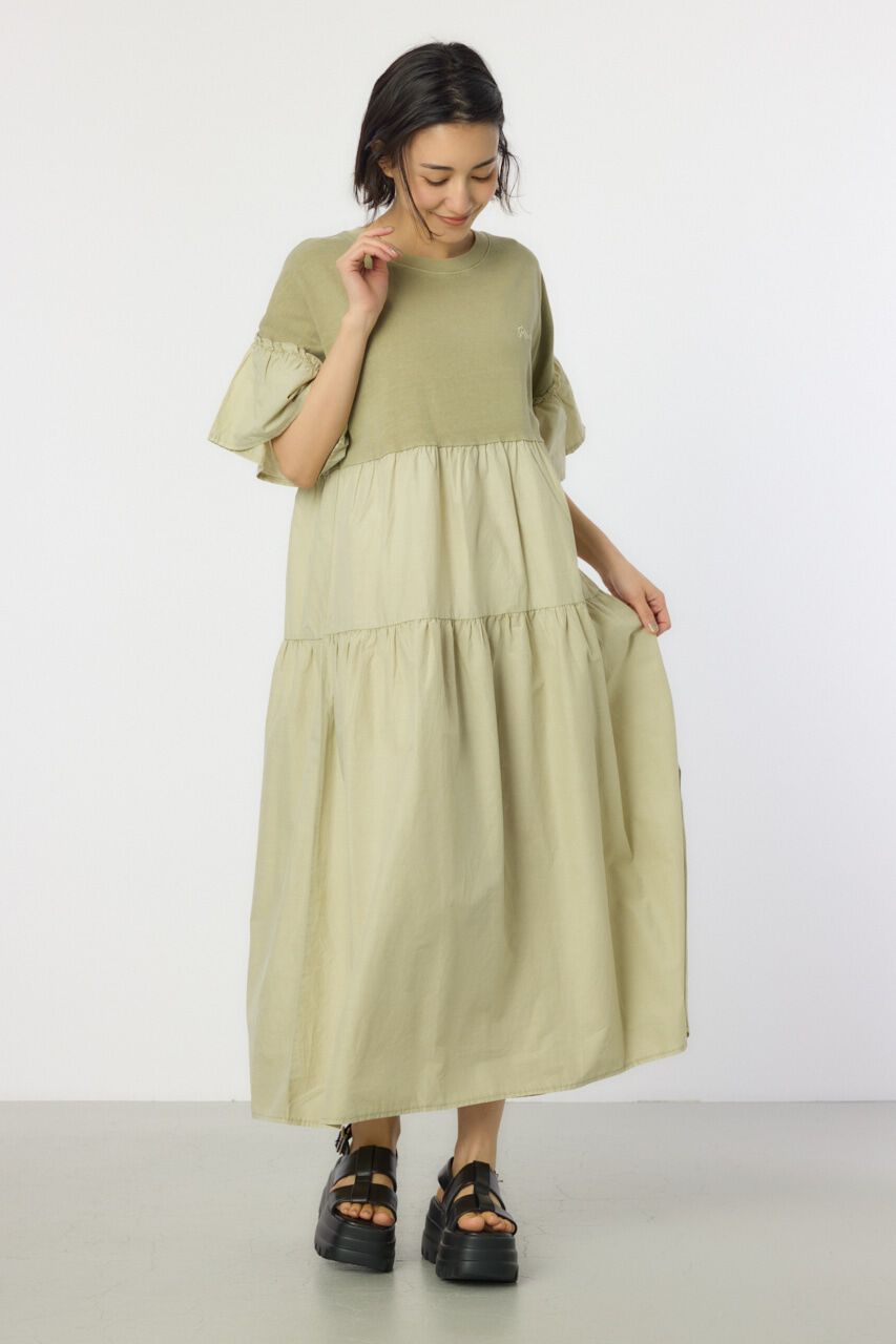 RODEO CROWNS「ピグメントドッキングティアードワンピース」|ワンピース|GRN