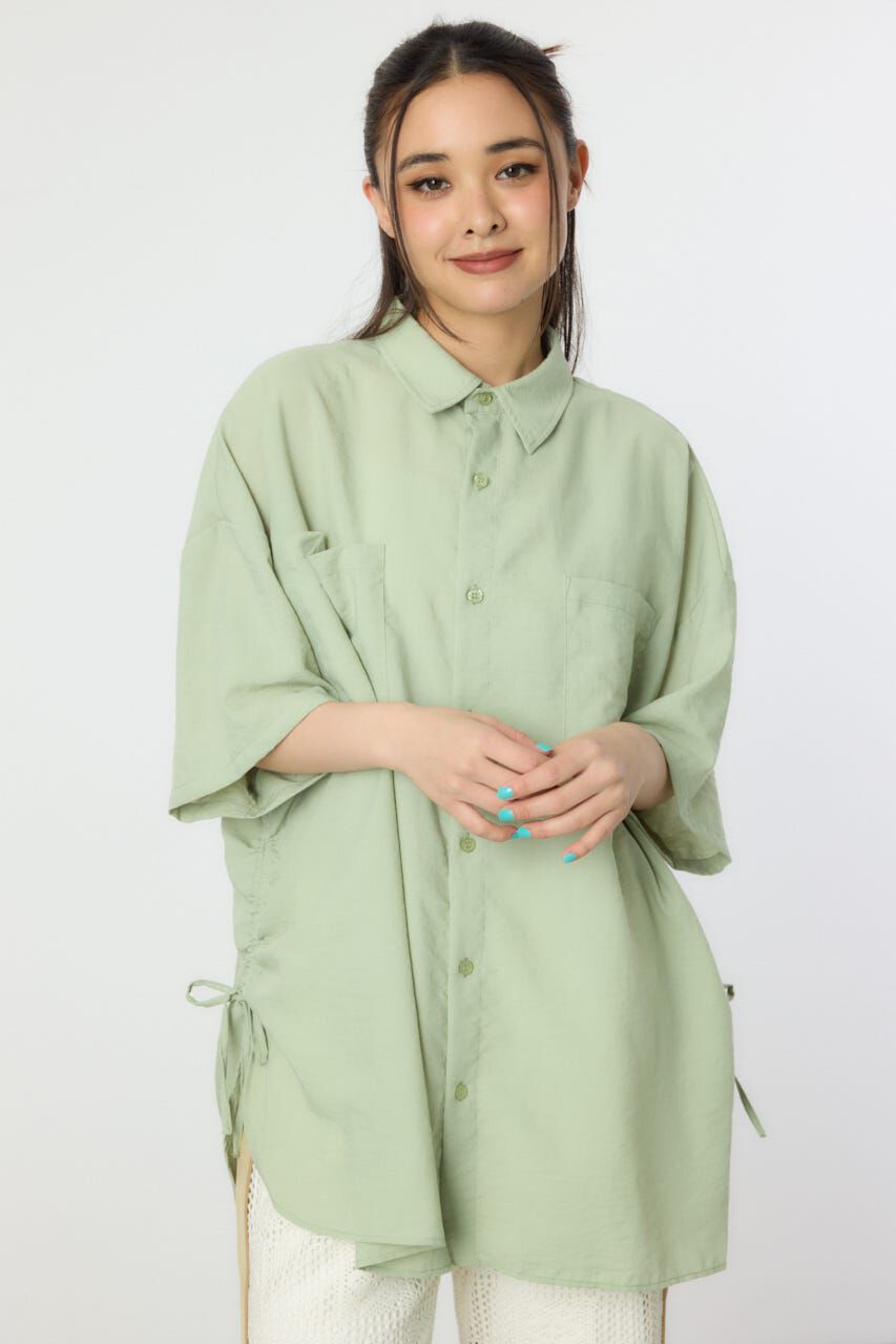 RODEO CROWNS「ハーフスリーブビッグシャツ」|シャツ・ブラウス|