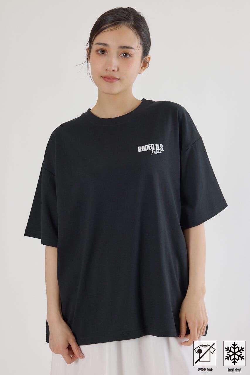 RODEO CROWNS「MASTER PROTECT RIP UPロゴTシャツ」|Tシャツ・カットソー|BLK
