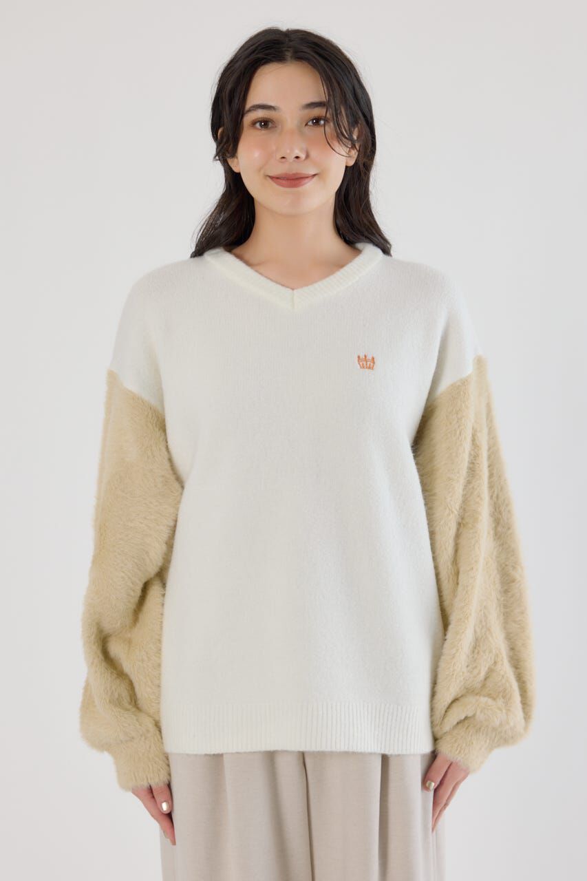 RODEO CROWNS「アームシャギーニットトップス」|ニット・セーター|