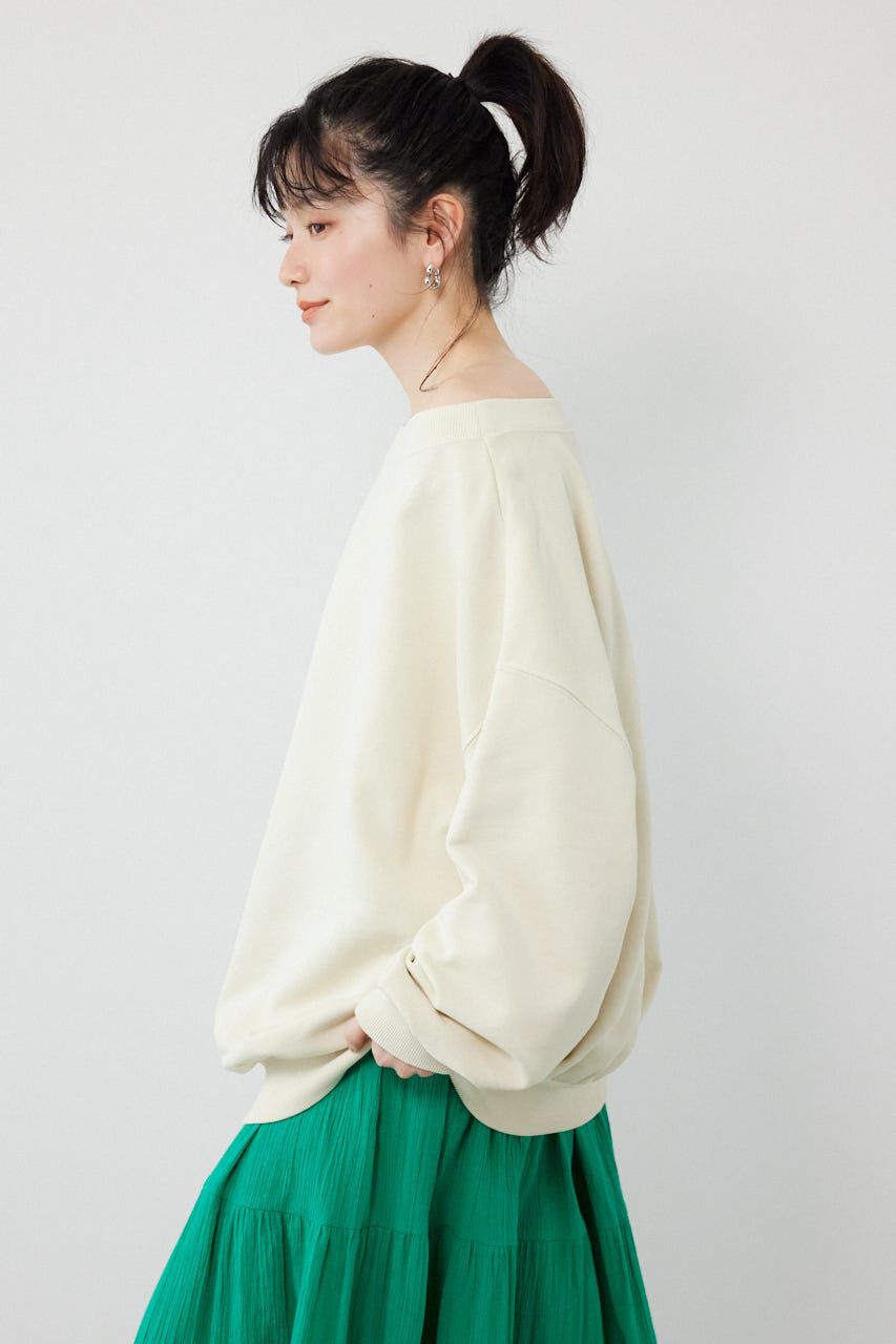 RODEO CROWNS「オフショルダースウェットトップス」|パーカー|