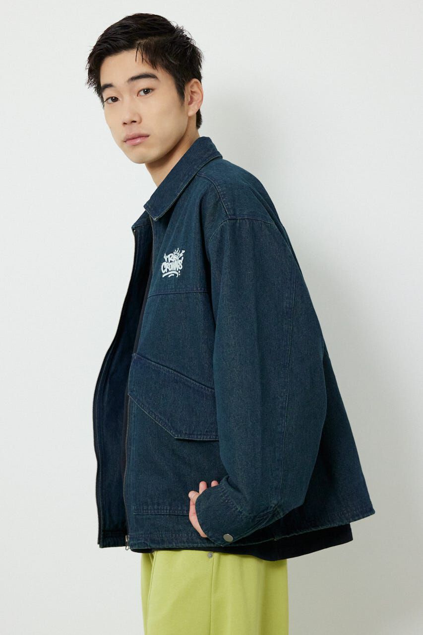 RODEO CROWNS「エンボスロゴデニムジャケット」|デニムジャケット|