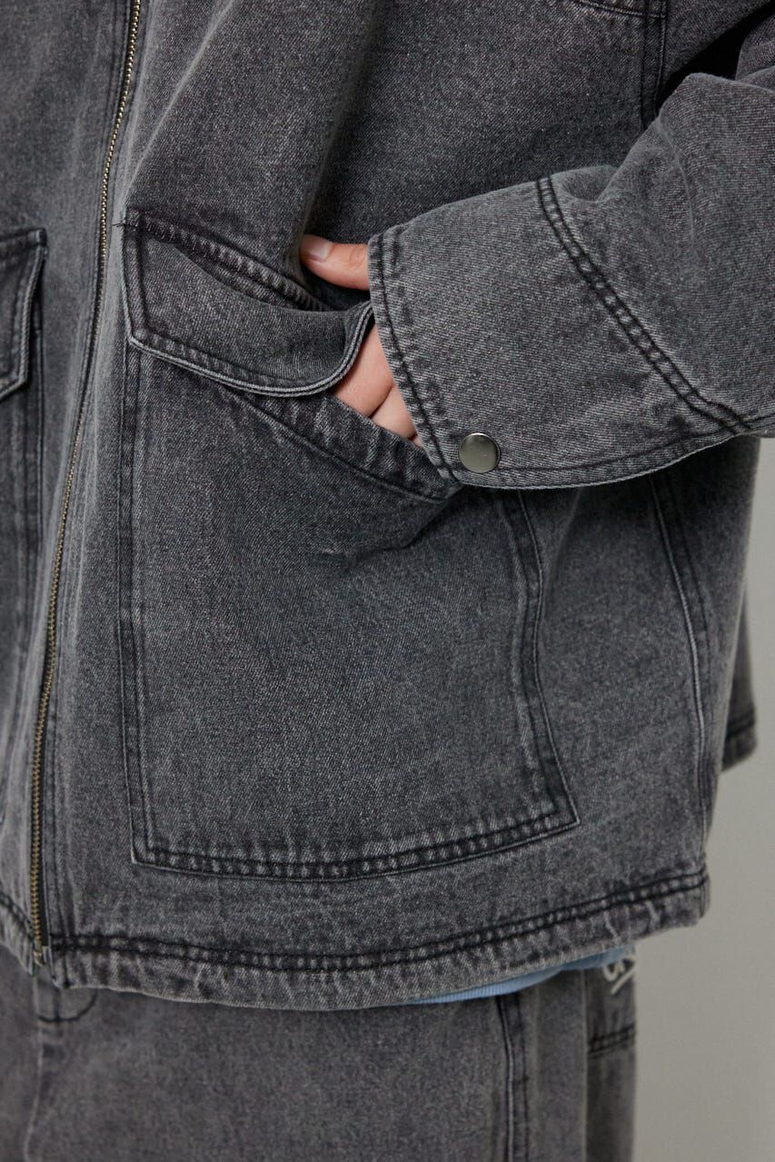 RODEO CROWNS「エンボスロゴデニムジャケット」|デニムジャケット|