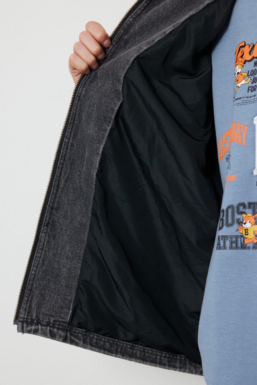 RODEO CROWNS「エンボスロゴデニムジャケット」|デニムジャケット|