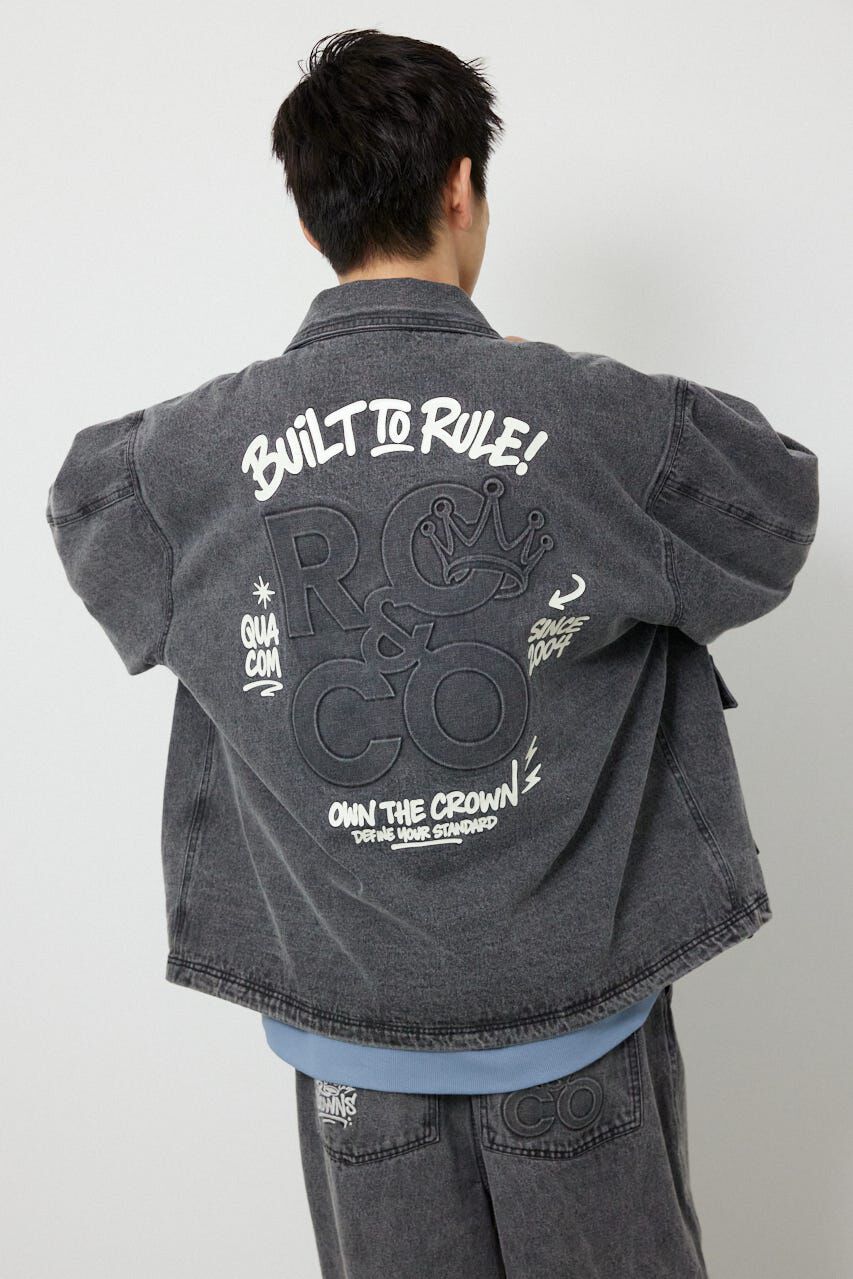 RODEO CROWNS「エンボスロゴデニムジャケット」|デニムジャケット|