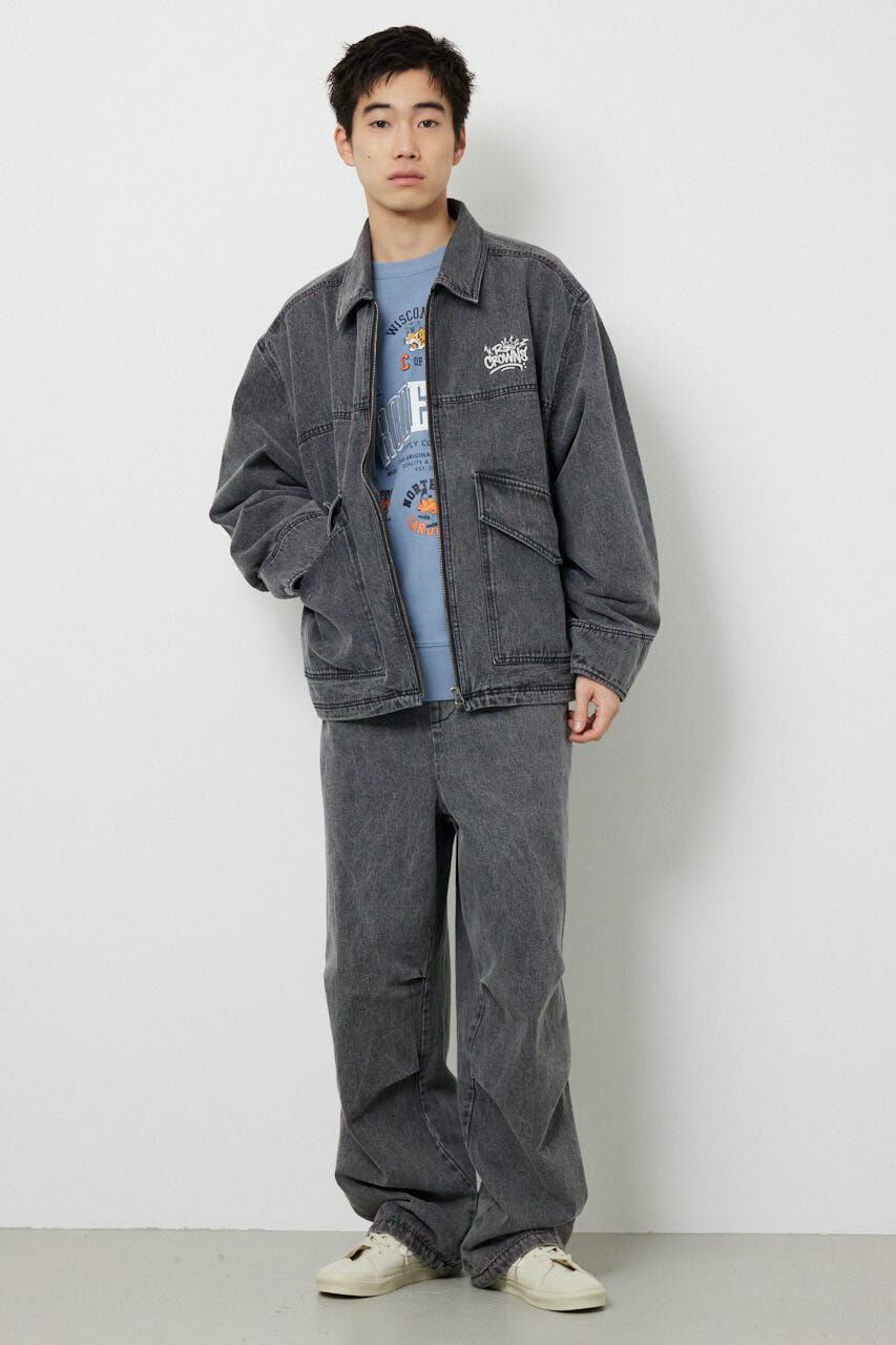 RODEO CROWNS「エンボスロゴデニムジャケット」|デニムジャケット|