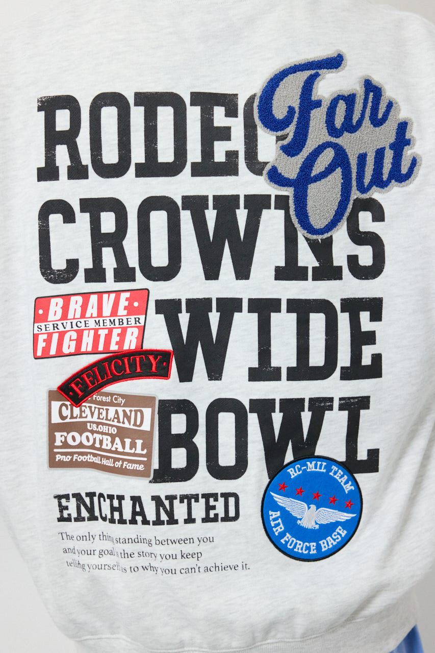 RODEO CROWNS「タイポグラフィーZIPパーカー」|パーカー|