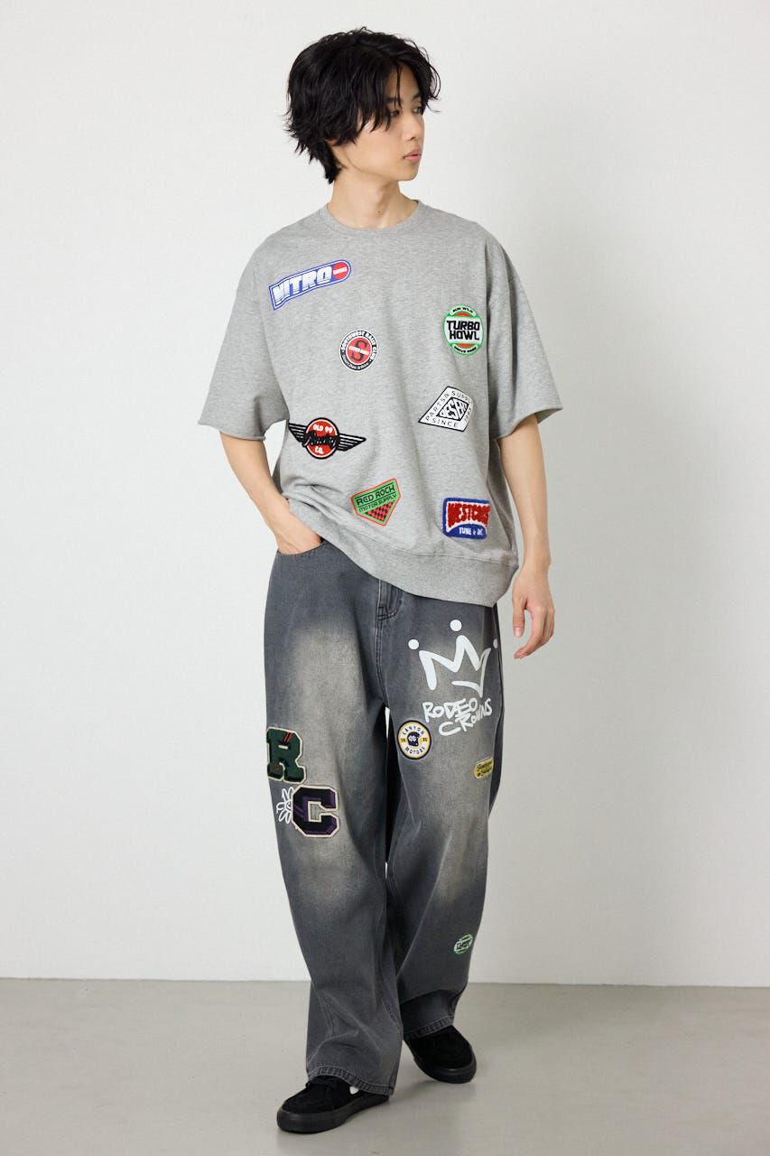 RODEO CROWNS「カスタムワッペン半袖スウェット」|Tシャツ・カットソー|