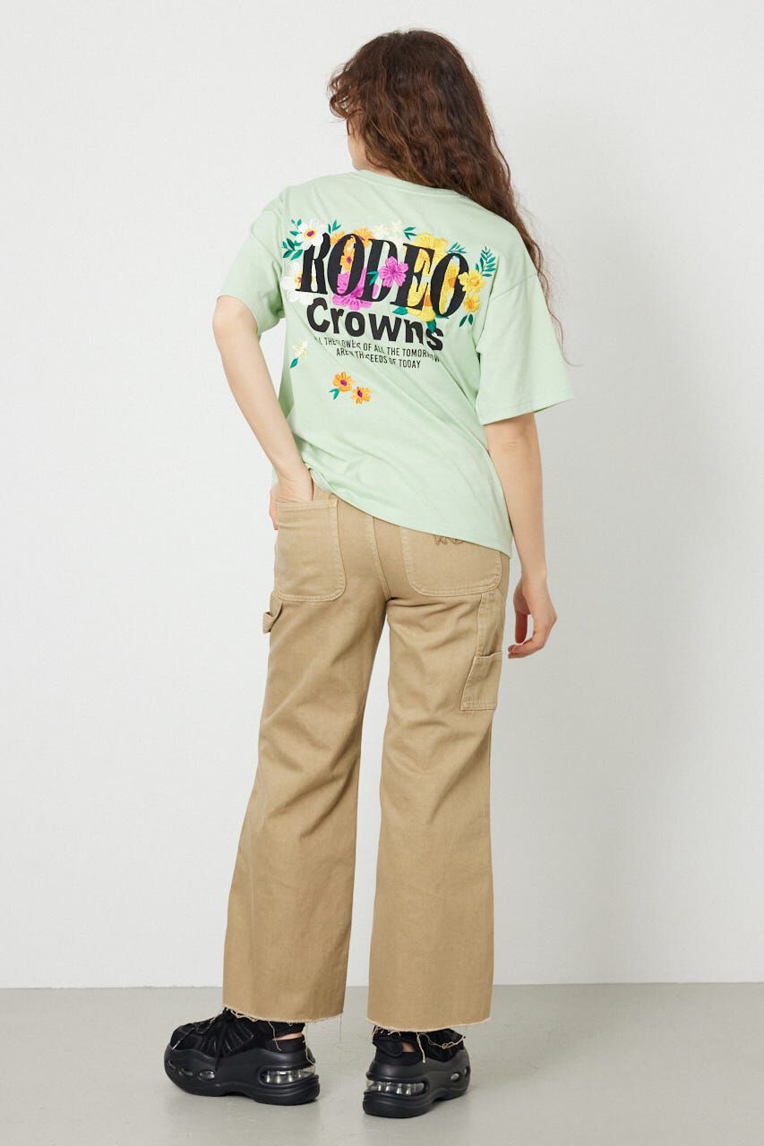 RODEO CROWNS「Flower Bloom Embroidery Tシャツ」|Tシャツ・カットソー|