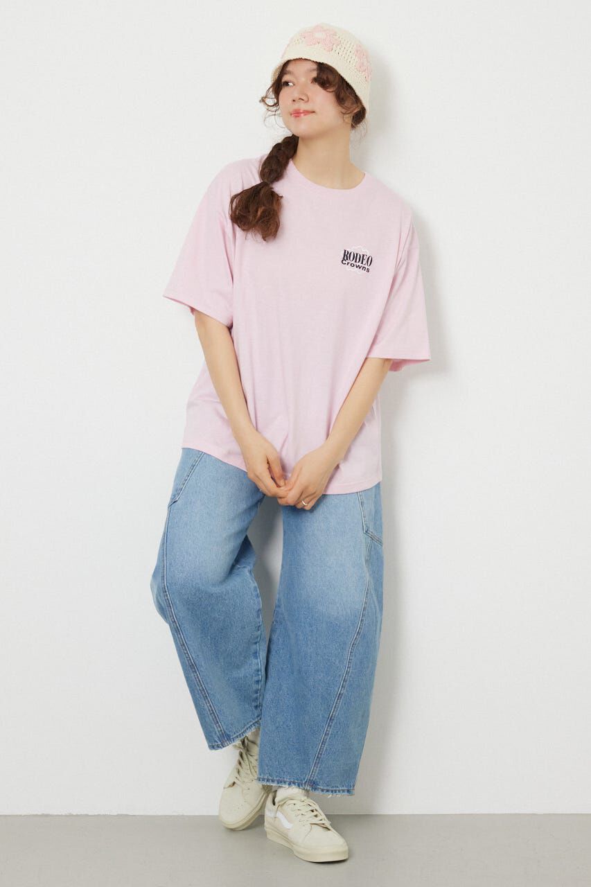 RODEO CROWNS「Flower Bloom Embroidery Tシャツ」|Tシャツ・カットソー|