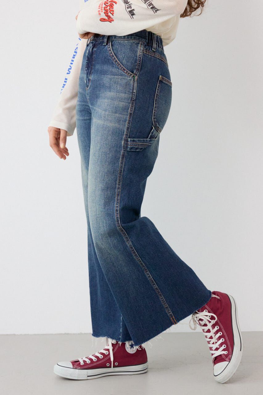 RODEO CROWNS「ペインターフレアパンツ」|デニム|