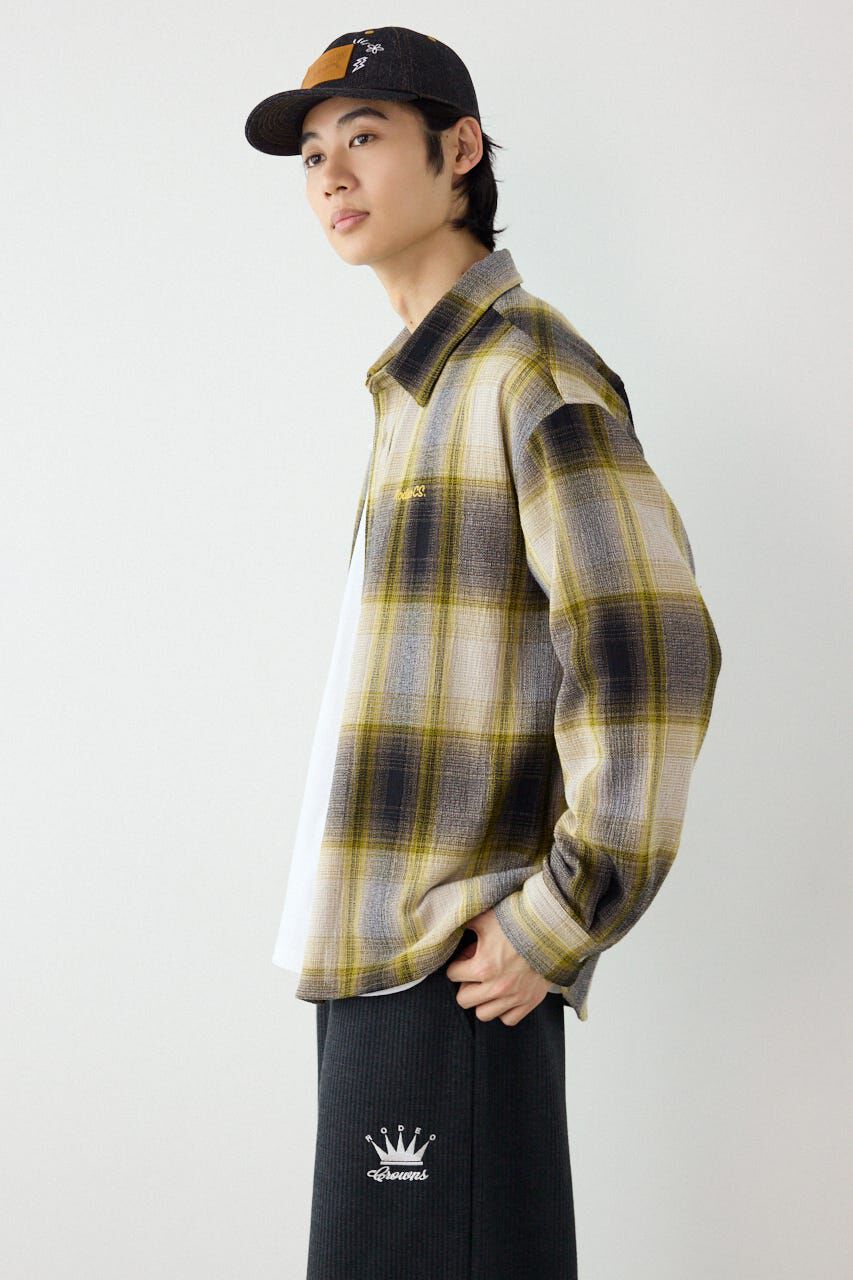 RODEO CROWNS「スカシオンブレーチェックシャツ」|シャツ・ブラウス|