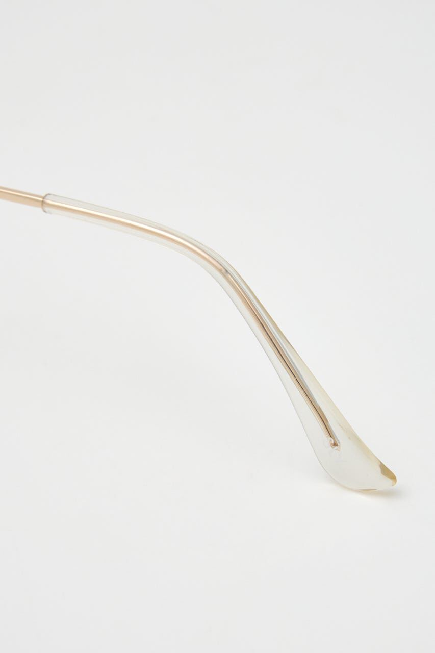 SLY「SQUARE METAL FLAME アイウェア」|メガネ|