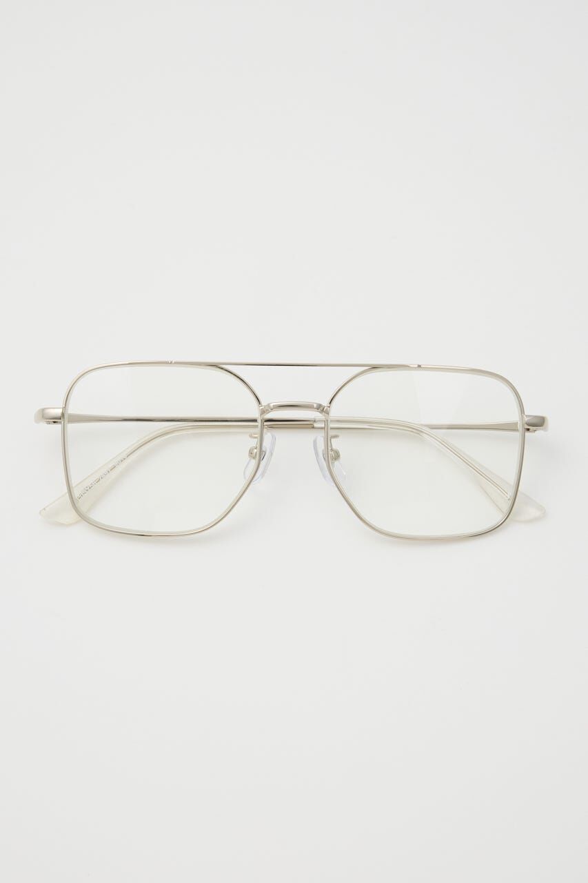 SLY「SQUARE METAL FLAME アイウェア」|メガネ|