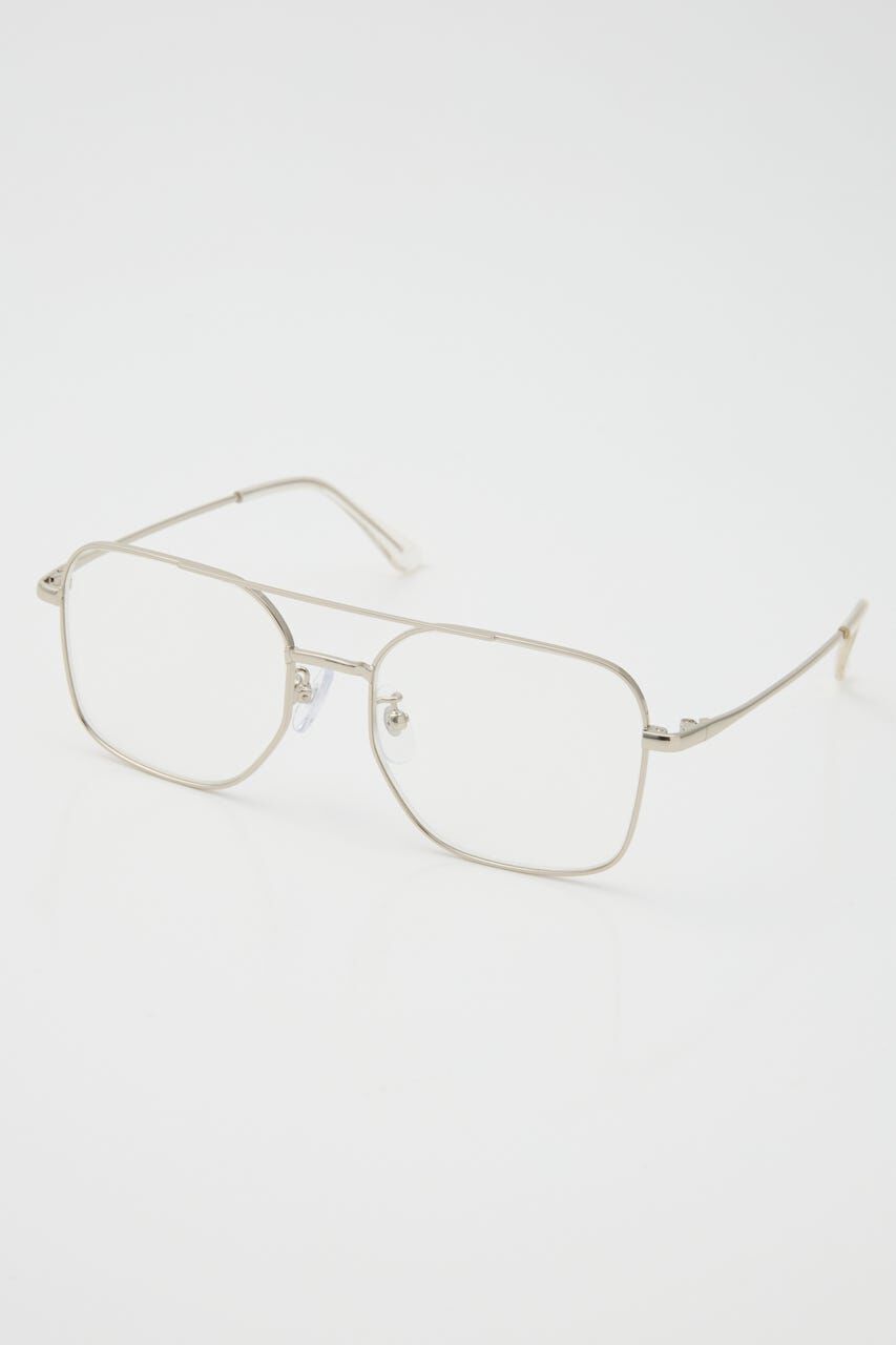 SLY「SQUARE METAL FLAME アイウェア」|メガネ|