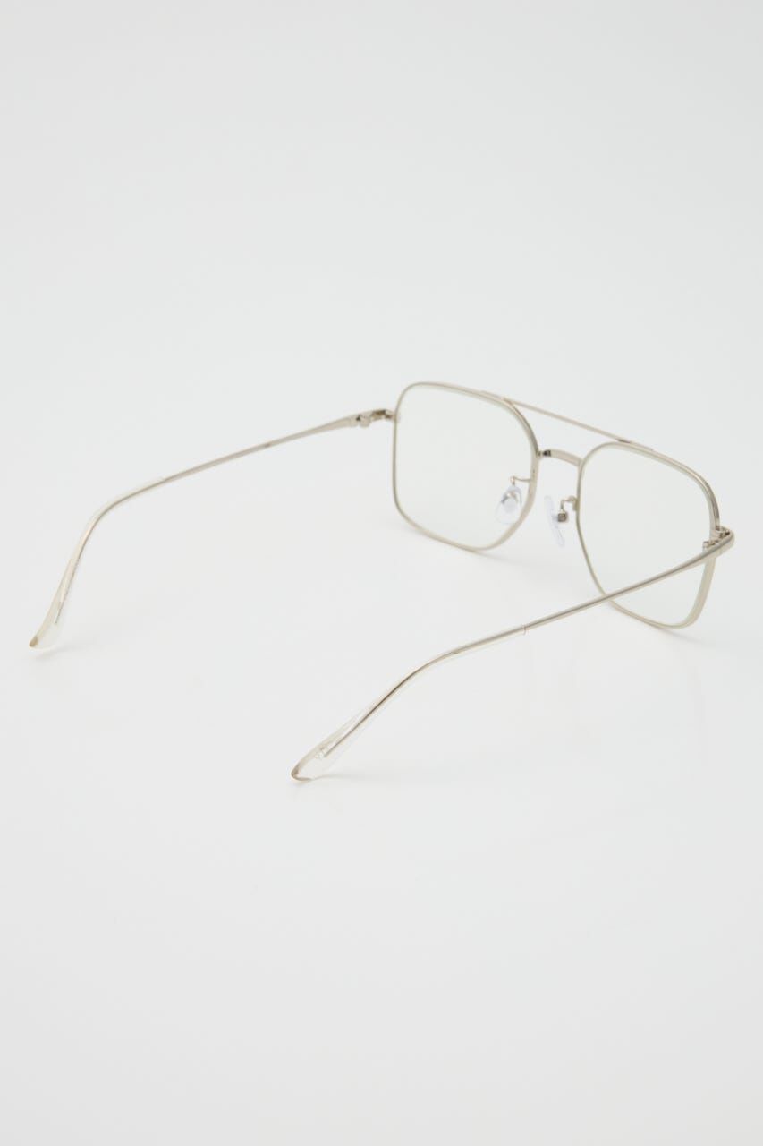 SLY「SQUARE METAL FLAME アイウェア」|メガネ|