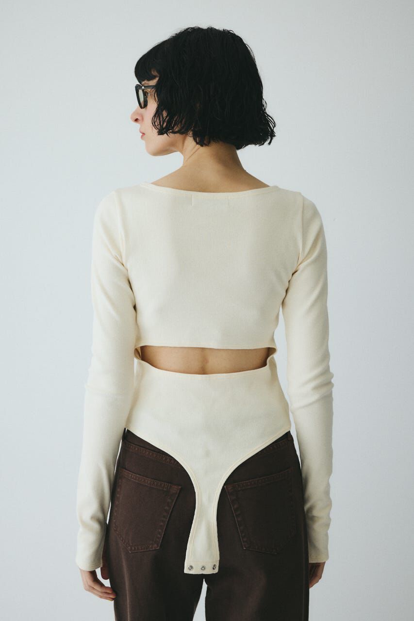 HeRIN.CYE「Teleco back open tee」|Tシャツ・カットソー|