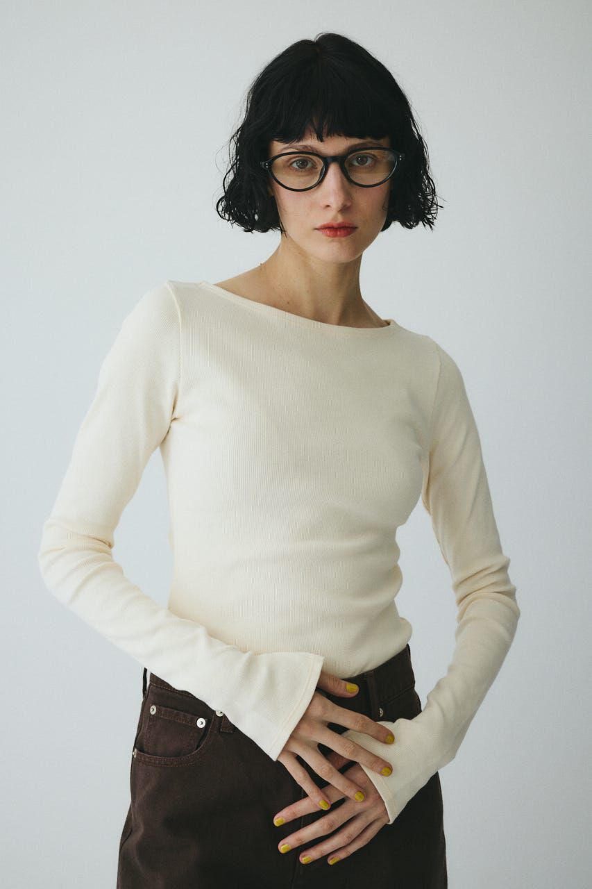 HeRIN.CYE「Teleco back open tee」|Tシャツ・カットソー|