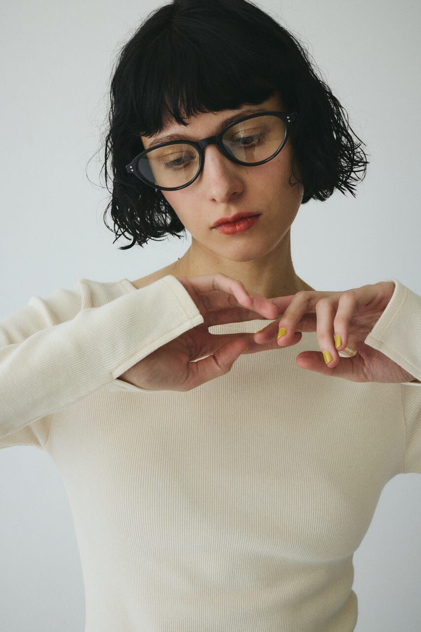 HeRIN.CYE「Teleco back open tee」|Tシャツ・カットソー|