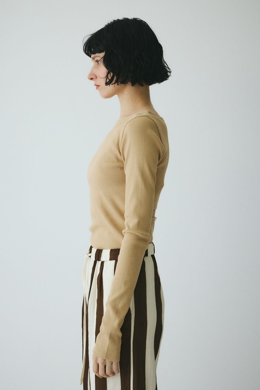 HeRIN.CYE「Teleco back open tee」|Tシャツ・カットソー|