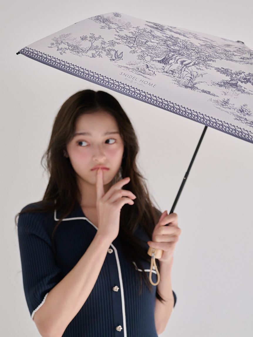 SNIDEL HOME「【SNIDEL HOME&times;PROTECT U】晴雨兼用折り畳み日傘」|傘|