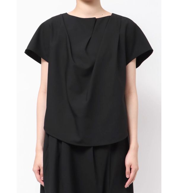 ELENDEEK「ASYME DRAPE BL」|シャツ・ブラウス|